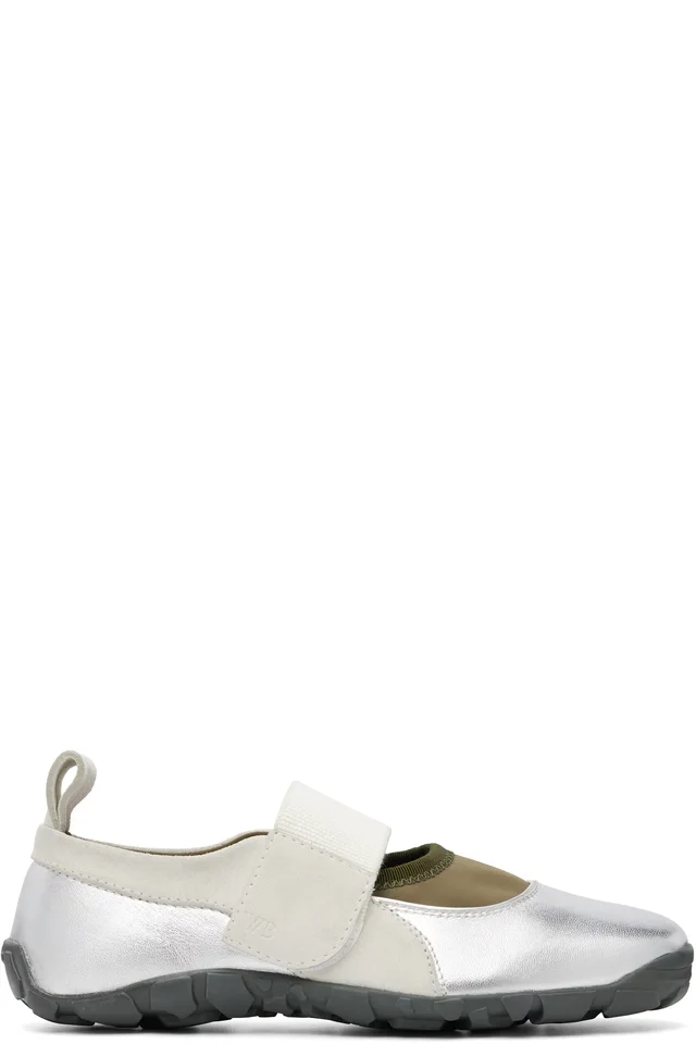 Wales Bonner Silver Jewel Mary Jane Sneakers, image 1 of 1 from SSENSE