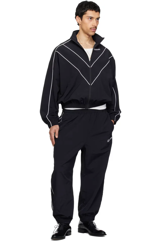 WILLY CHAVARRIA Black Bad Boy Track Jacket, photo 4 of 4 from SSENSE