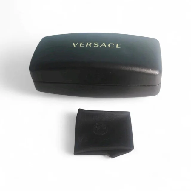 Versace Women's Sunglasses - Multi/Purple in multicolor|purple from Depop, photo 6 of 9