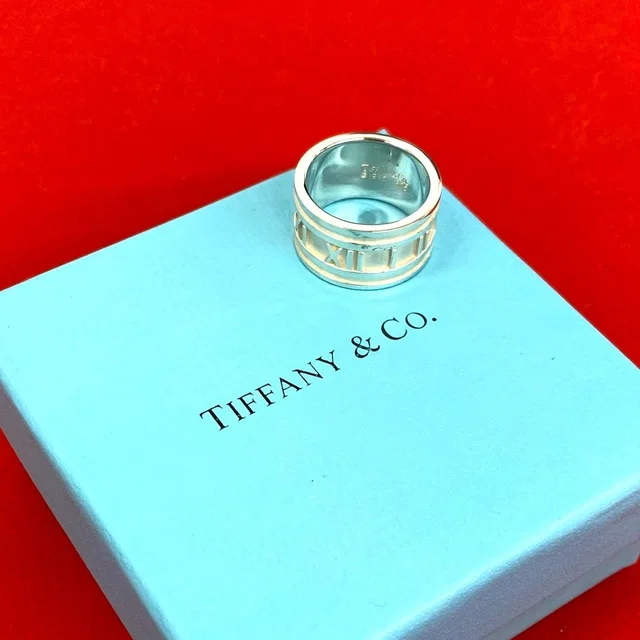 Tiffany & Co. Atlas Wide Ring 925 Sterling Silver in Silver from The Reluxe