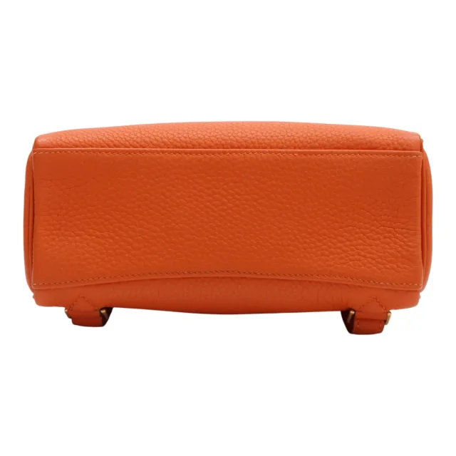 Hermès 2001 Kellyad PM Orange in Orange Togo leather from VINTAGE QOO TOKYO, photo 7 of 13