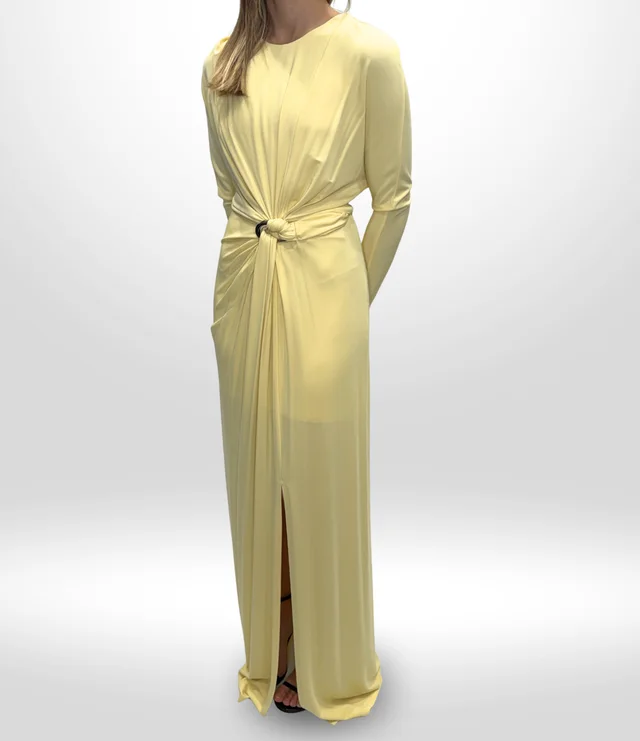 SIMKHAI Long Dress in Yellow from Revivre Luxury Consignment