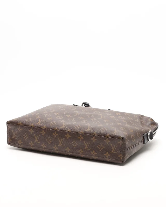 Louis Vuitton Monogram Macassar Porte-documents Jour Bag from A Retro Tale, photo 4 of 8