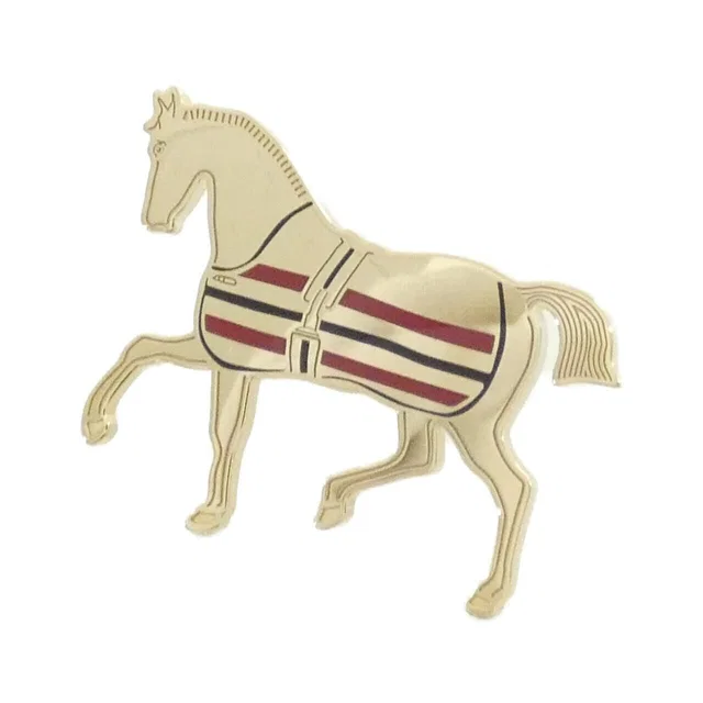 Hermès Cheval a la Couvertures Scarf Ring from The Reluxe