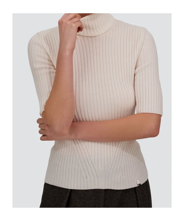 Herno ribbed-knit short-sleeve sweater, photo 7 of 8 from SENSER
