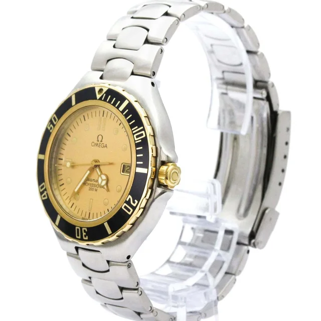 Omega Seamaster Professional 200 Pre Bond Chronometer Quartz Stainless Steel And in gold|gray|neutral|brown|yellow|silver from Poshmark