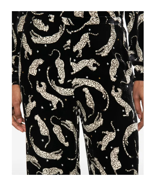 Forte Forte leopard-print velvet-effect trousers, photo 5 of 5 from SENSER