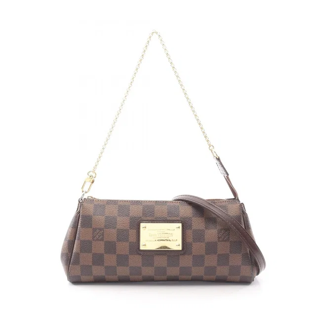 Louis Vuitton Handbag Damier Ebene 2-Way Canvas Leather in Brown Canvas from The Reluxe