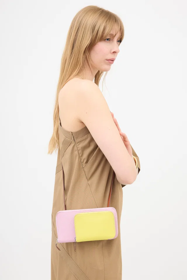 Hermès 2023 Swift & Epsom Nouveau To Go Wallet Bag in Epsom leather from VSP Consignment