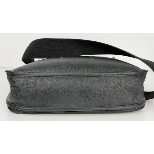 Hermès Evelyne Iii Pm Crossbody Bag in silver|black|gray Clemence leather from Poshmark, photo 3 of 16