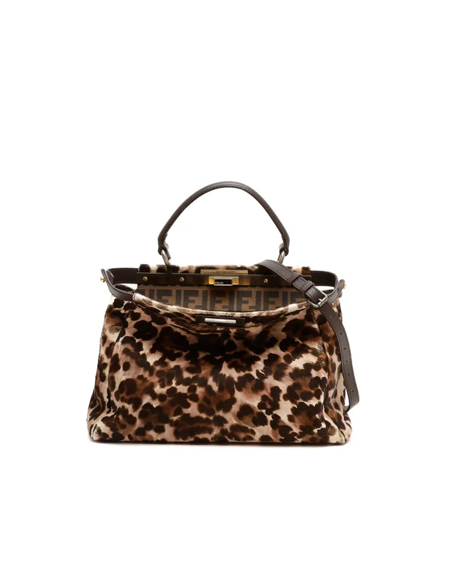 Fendi Medium Peekaboo Ponyhair Bag in Leather from A Retro Tale