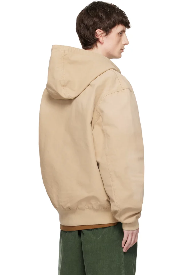 Carhartt Work In Progress Beige OG Active Jacket, photo 3 of 4 from SSENSE