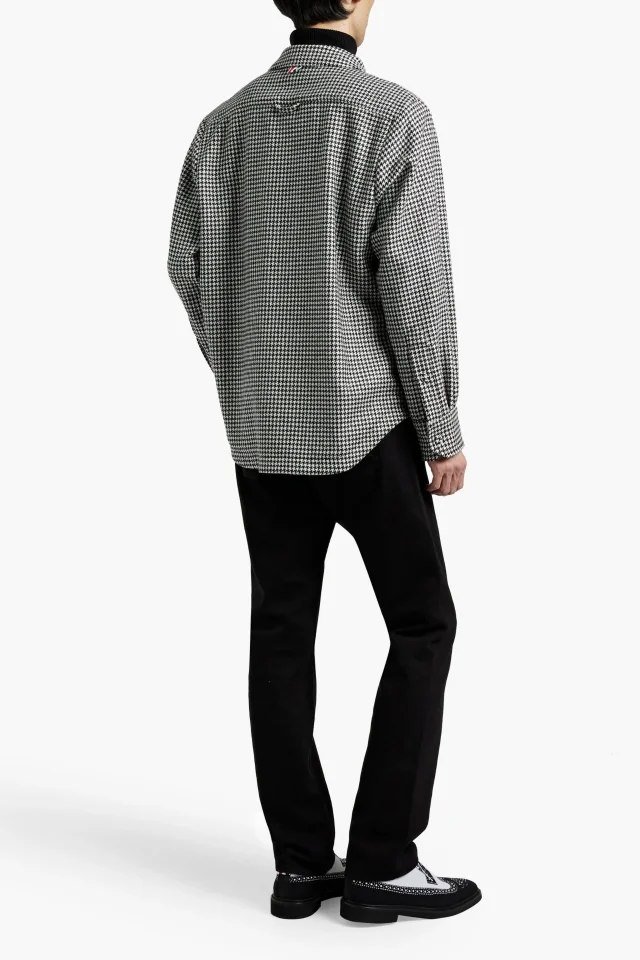 Thom Browne Houndstooth Cotton Overshirt, photo 3 of 4 from THE OUTNET