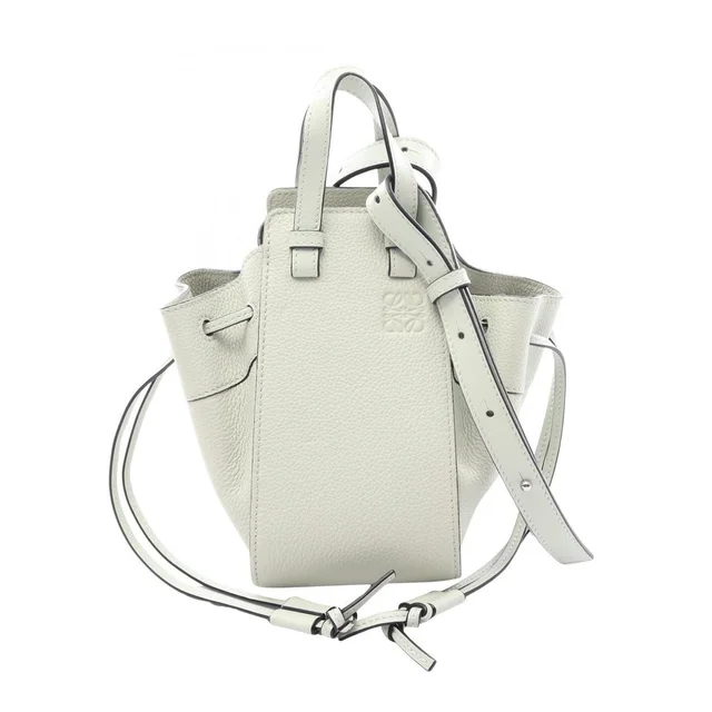 Loewe Hammock Drawstring Bag Handbag Leather Green in green Leather from Poshmark