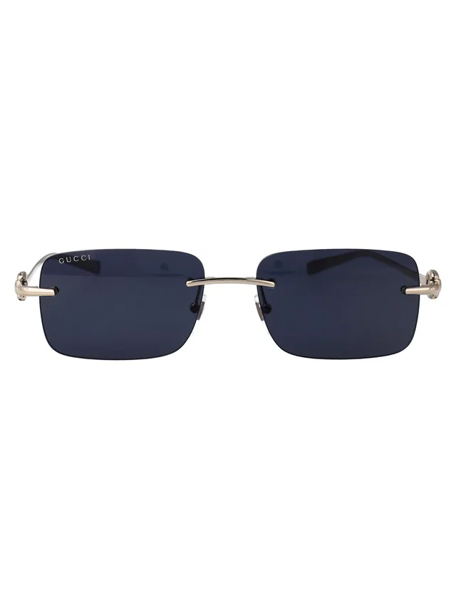 Gucci Gg1703s Rimless Metal Sunglasses — Silver in Silver from HEWI