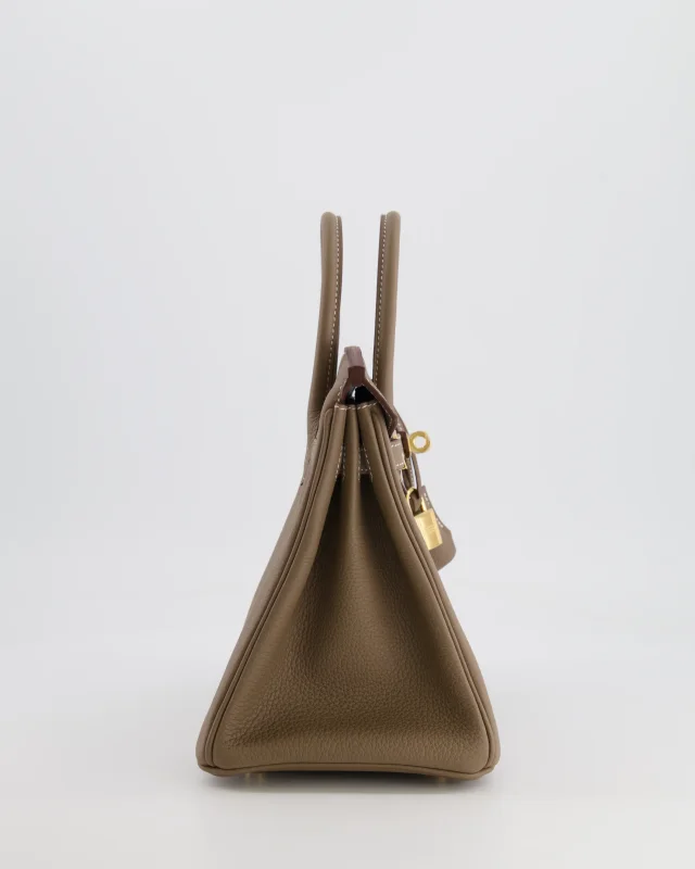 HOT* Hermès Birkin Retourne 25 Bag in Taupe Togo leather from Sellier, photo 4 of 22