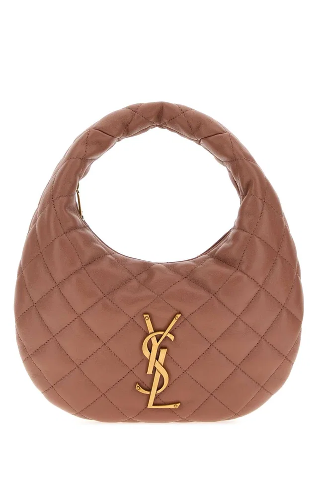 Saint Laurent Icare Shoulder Bag — Pink in Pink Lambskin from HEWI