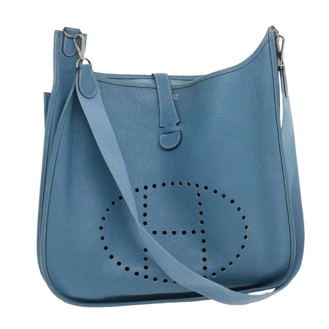 Hermès Evelyn 2 PM Shoulder Bag Taurillon Clemence Gold Auth in Gold Clemence leather from Luxury Promise