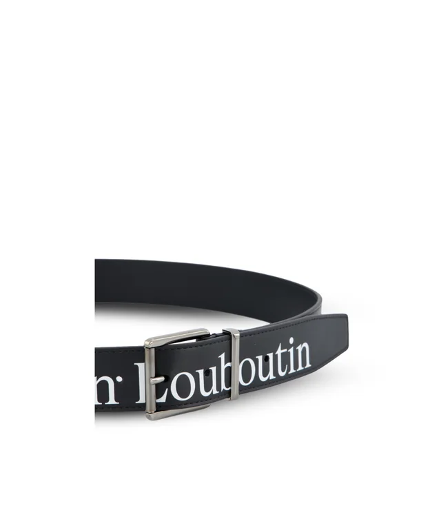 Christian Louboutin Logo Printed Buckled Belt, photo 4 of 4 from SENSER