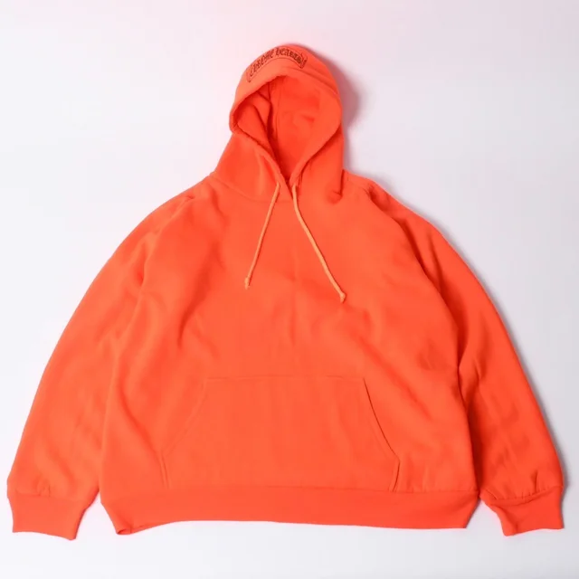 Chrome Hearts Vintage Lining Thermal Hoodie S Acrylic Orange in Orange Resin from The Reluxe