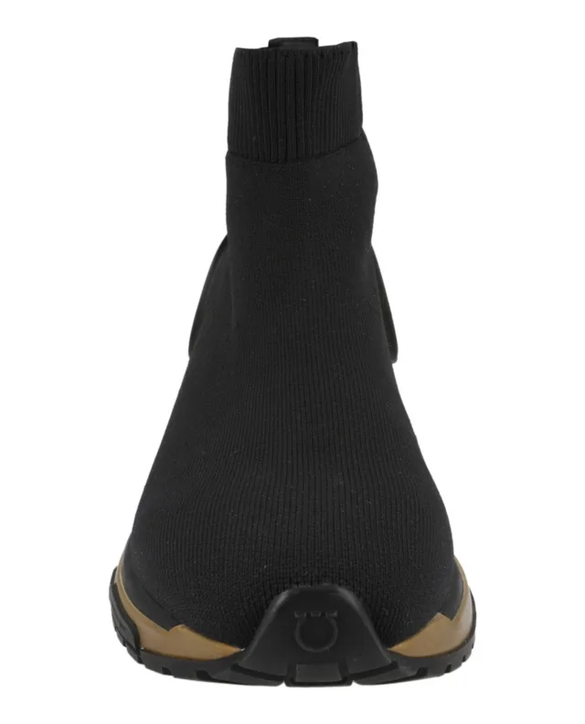 Salvatore Ferragamo Gardena Ankle Sock Sneakers in multi, photo 4 of 6 from ShopSimon