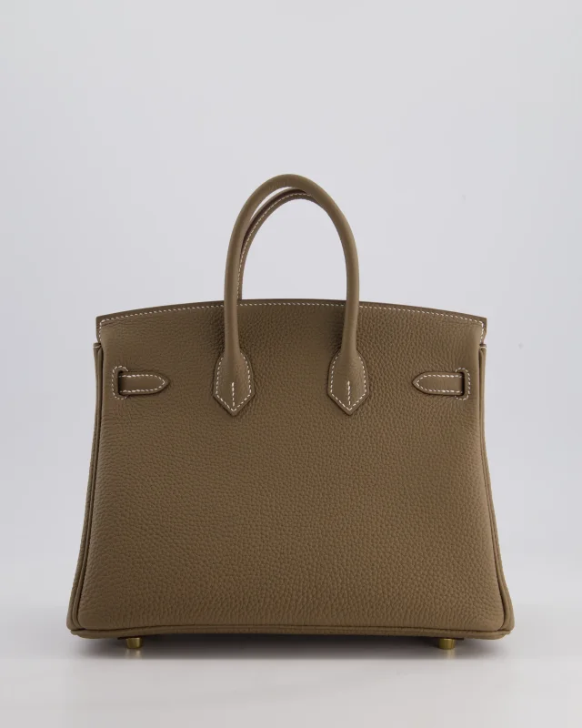 Hermès Birkin 25 Retourne Bag in Taupe Togo leather from Sellier, photo 7 of 21