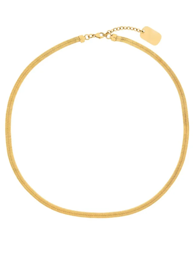 Saint Laurent Chain Brass Necklace — Gold Necklaces in Gold from HEWI, photo 2 of 2