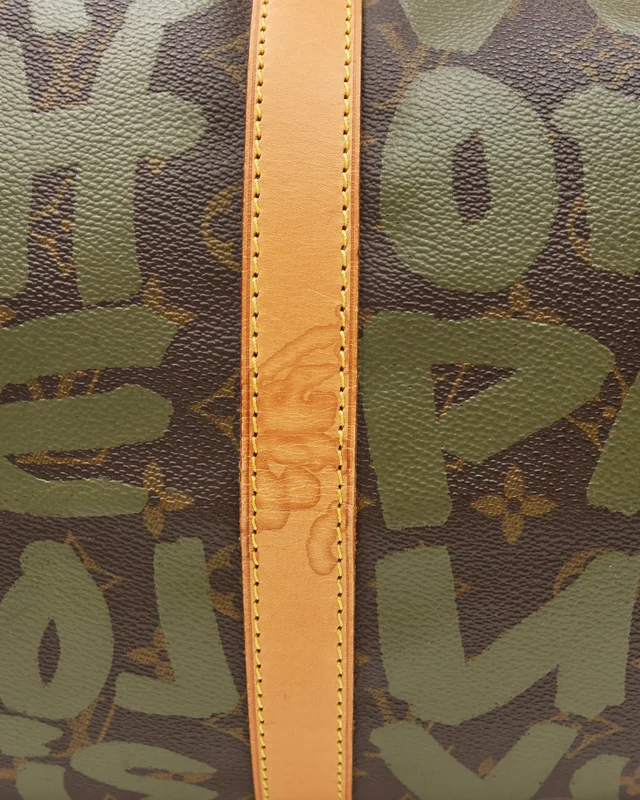 Louis Vuitton Keepall 50 Graffiti Weekend Bag in Coated canvas from A Retro Tale, photo 6 of 9