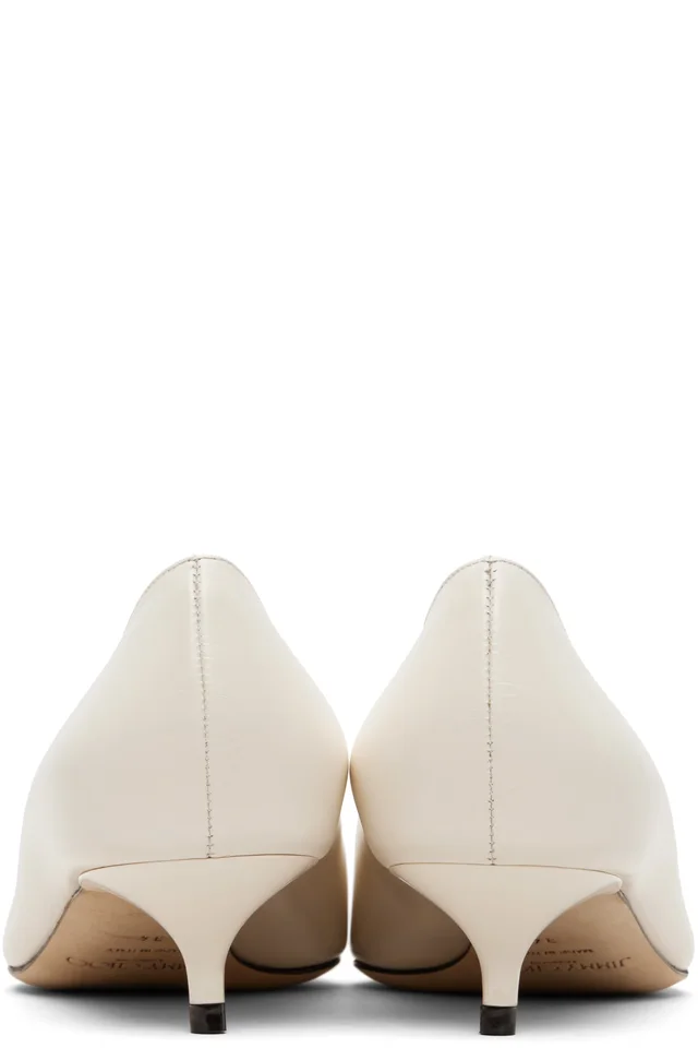Jimmy Choo Off-White Amelia Heels, photo 2 of 5 from SSENSE