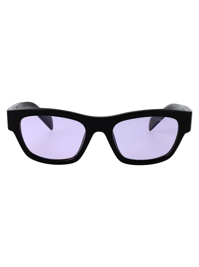 Prada 0pr Black Acetate Sunglasses in Black from HEWI