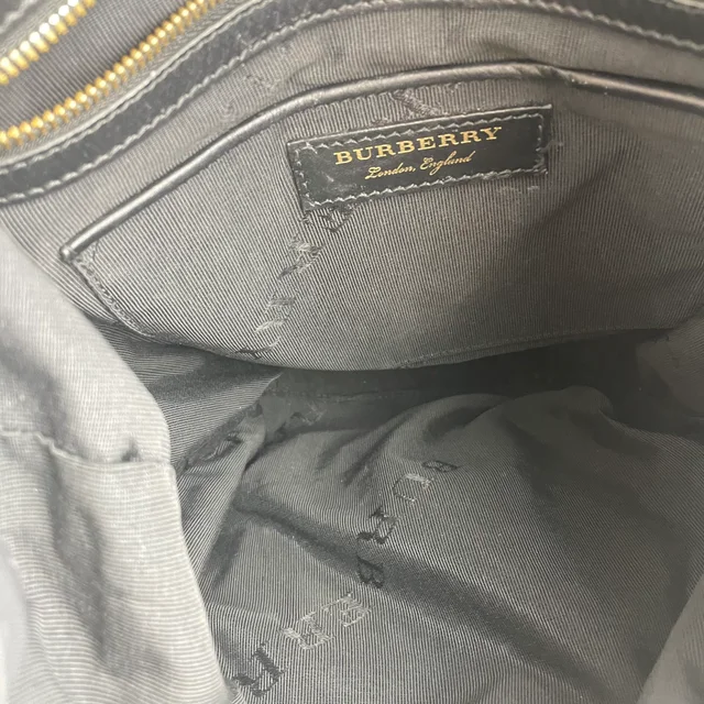 Burberry Nylon Rucksack Backpack in Leather, Metal, Nylon from Reowned, photo 14 of 16