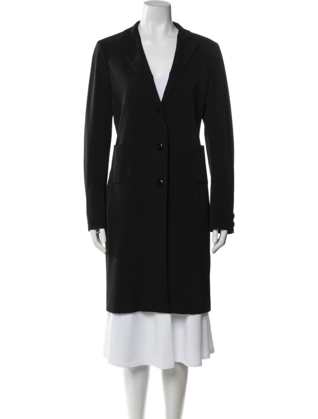 Jil Sander coats in black from The RealReal