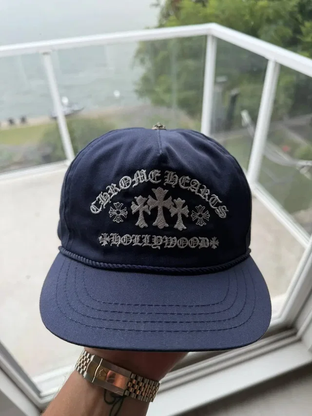 Chrome Hearts Gas Station Hat in blue from Grailed