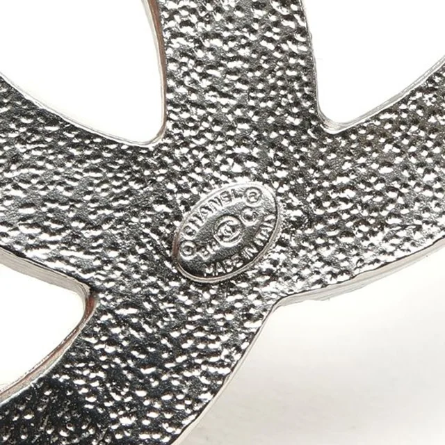 Chanel Coco Mark Rhinestone Brooch from A Retro Tale, photo 5 of 6