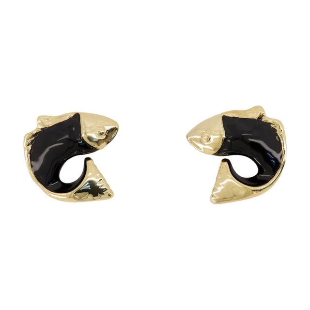 Jacquemus Earrings — Gold Metal in Gold from HEWI