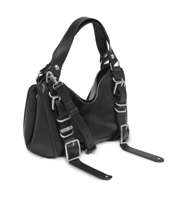 Diesel D-One-Small top-handle bag in treated leather, photo 3 of 5 from SENSER