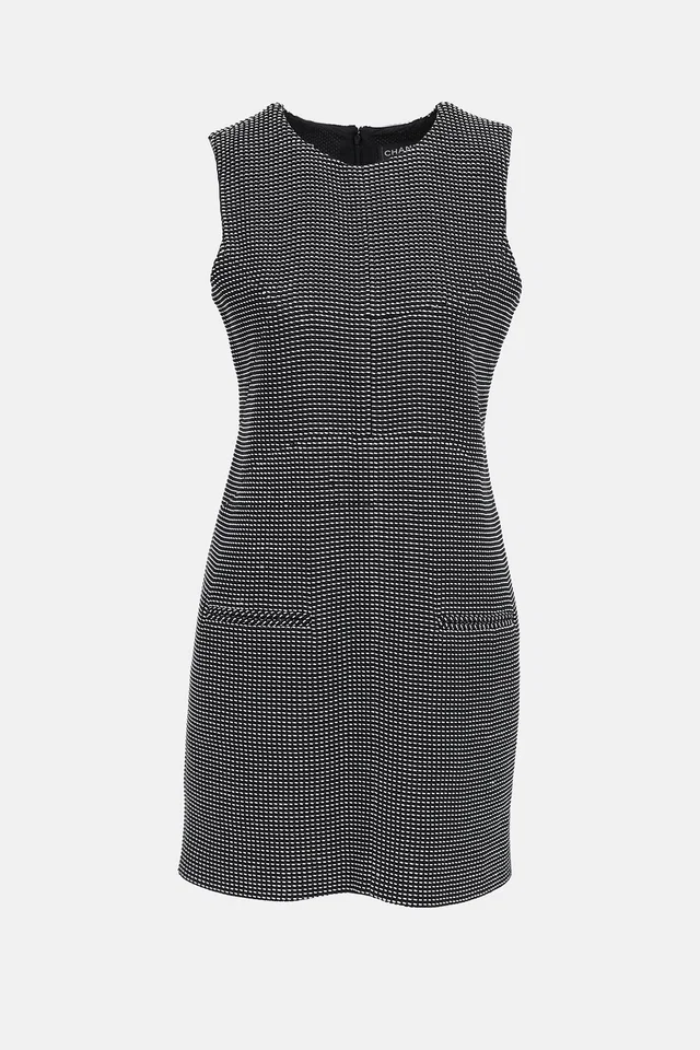 Chanel FW 2013 Woven Mini Dress in Woven leather from VSP Consignment