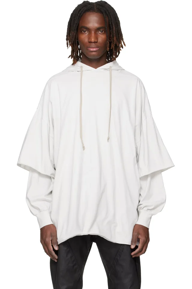 Rick Owens DRKSHDW Off-White Temple Tommy Hustler Hoodie, image 1 of 1 from SSENSE