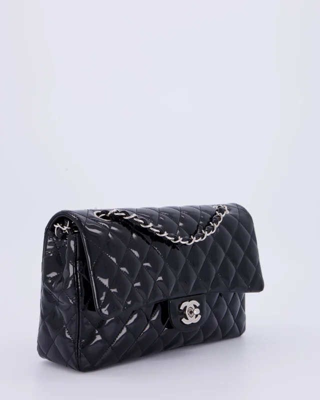 Chanel Medium Double Flap Bag in Black Patent leather from Sellier, photo 3 of 18