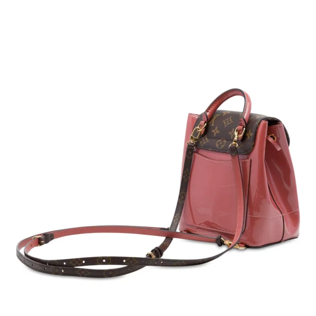 Red Louis Vuitton Monogram Vernis Hot Springs Backpack in Red Leather from Designer Revival, photo 2 of 2