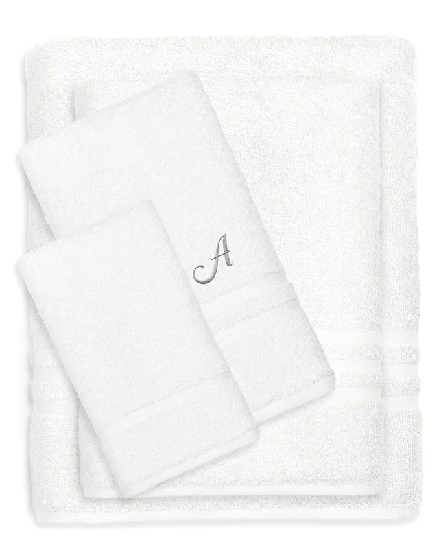 Linum Home Textiles Monogram Turkish Cotton 4pc Denzi Towel Set (A-Z), image 1 of 1 from Rue La La