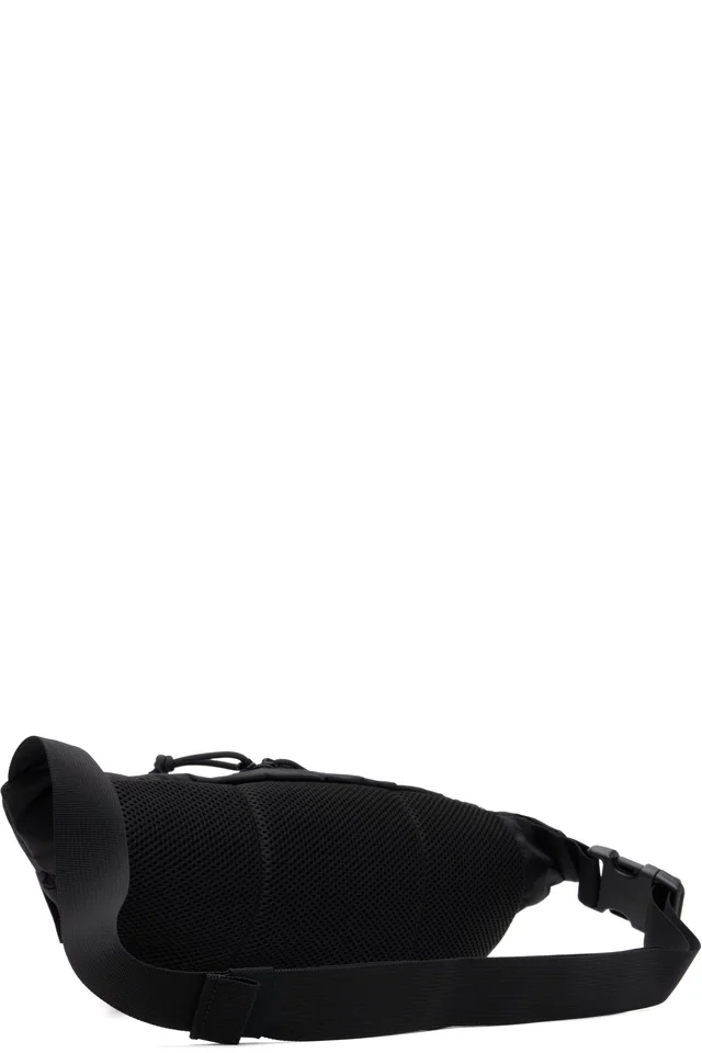 Comme des Garçons Homme Black BRIEFING Edition Nylon Diamond Rip Belt Bag, photo 3 of 4 from SSENSE