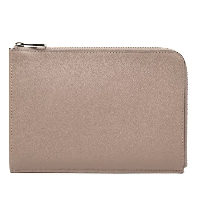 Pink Louis Vuitton Taurillon Pochette Jour PM Clutch Bag in Pink Leather from Designer Revival, photo 1 of 1
