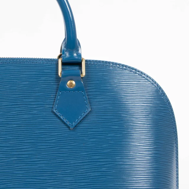 Louis Vuitton Toledo Blue Epi Alma PM Bag in Blue Leather from Labellov, photo 5 of 6