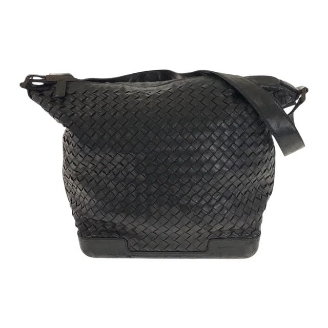 Bottega Veneta Intrecciato Leather Shoulder Bag in Woven leather from LuxUness