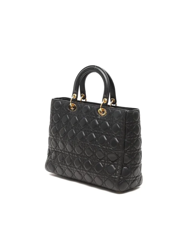 Large Lady Dior Tote Bag in Leather from A Retro Tale, photo 3 of 10