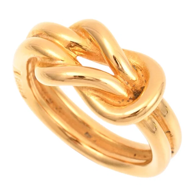 Hermès Atame Scarf Ring - Gold in Gold from VINTAGE QOO TOKYO