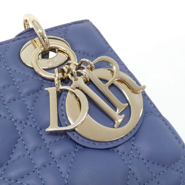 My ABCDior Lady Dior Small Lambskin Bag in Blue Lambskin from LuxUness, photo 5 of 8