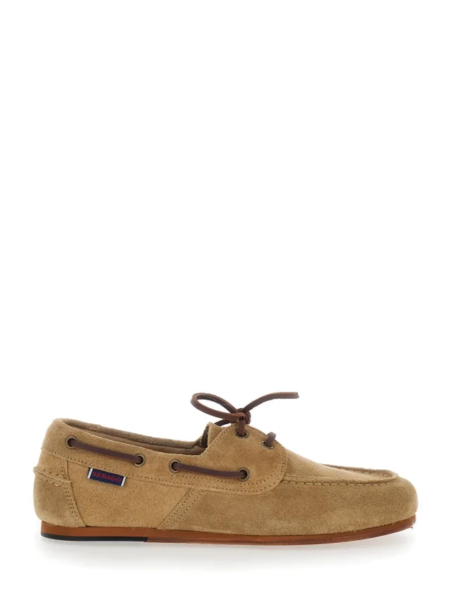 Sebago Loafers 'OWEN WOMAN' Beige with Rounded Toe in Leather Women in Beige 100% Leather from Gaudenzi Boutique, photo 1 of 1