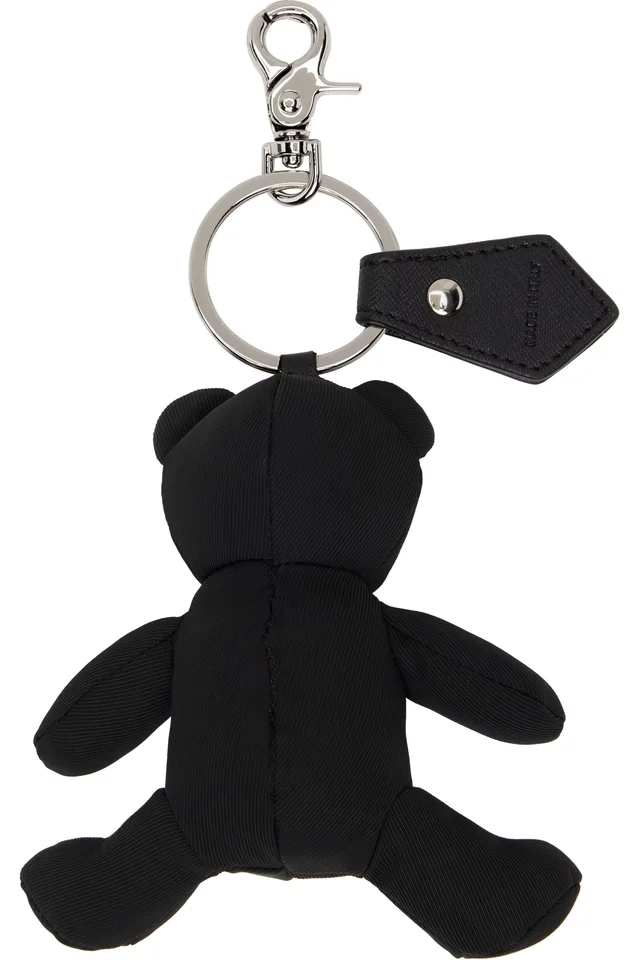Vivienne Westwood Black Teddy Bear Keychain, photo 2 of 2 from SSENSE